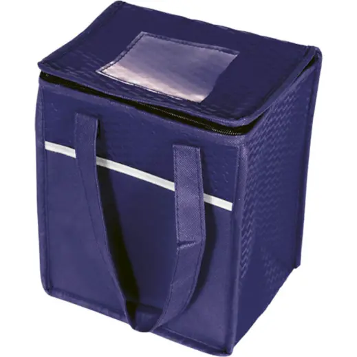 Navy 9 Can Wave Design Cooler